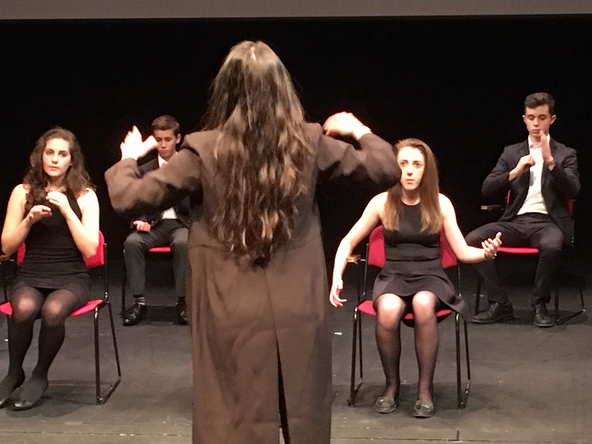 Fourth Form Production of 'The Musicians' at the Birmingham REP, 4th May 2016